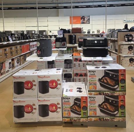 Boulanger Chasse sur Rhône, AIrfryer, friteuse sans huile, ninja, double back, xl, moulinex