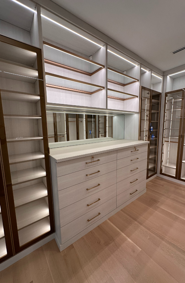 Luxury White Walk-in Closet California Closets Long Island walk in closet design custom closets closet designers designer closets closet shoe storage built-in closets closet systems closet drawer organization closet shelf organizer