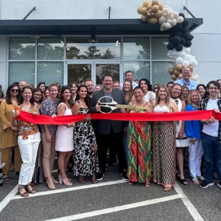 Fall In Love With Your Closet Grand opening ribbon cutting at the new California Closets showroom in Raleigh, NC