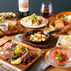 《Lunch》◆Special◆極上牛ランプステーキ付き《3h飲放》8品 通常4000円 ⇒【3,500円】