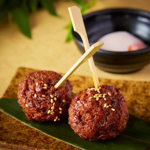鶏つくね ~温玉添え~
