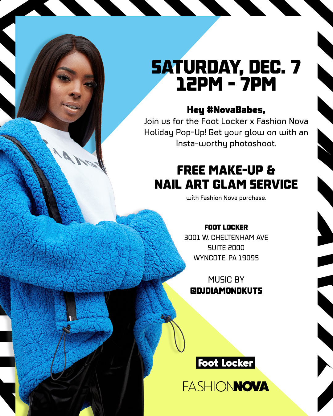 Foot Locker x Fashion Nova Holiday Pop-Up!