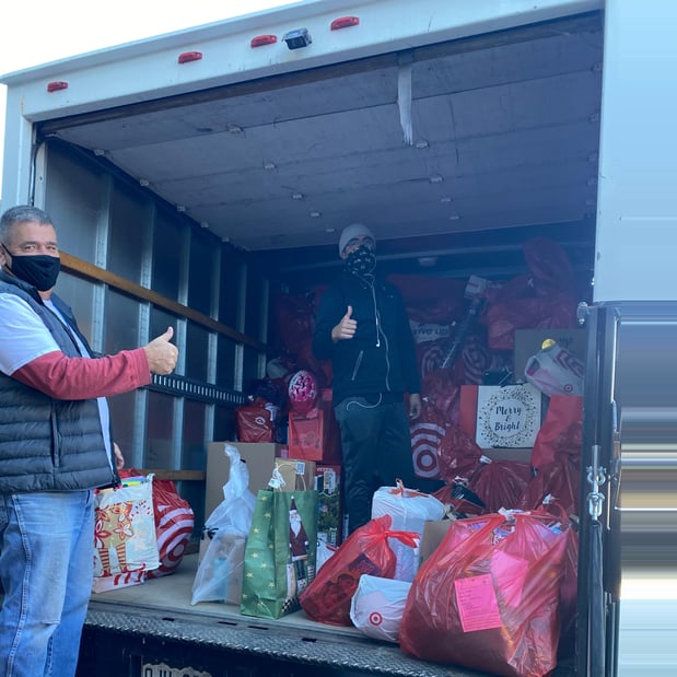 Loading up the truck