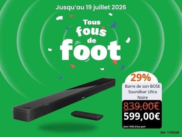 Barre de Son Bose au magasin Boulanger Mâcon