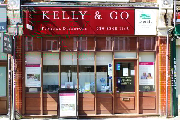 Kelly & Co Funeral Directors in Finchley, London.
