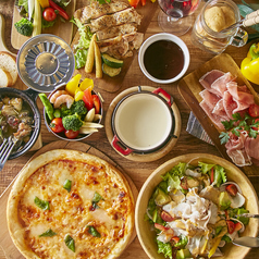 \ダブル★食べ放題/『選べるメイン&チョコフォンデュ食べ放題女子会』3時間飲み放題7品2980円