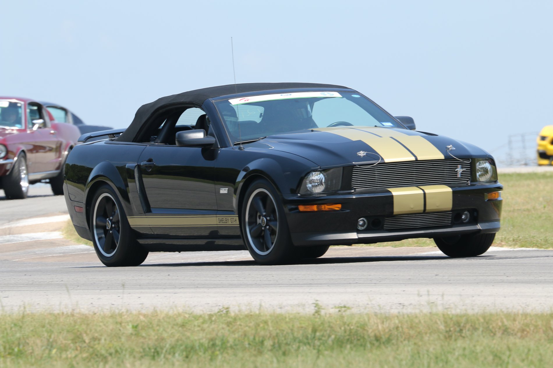 One of our collector cars, at the Hallet Motor Speedway.