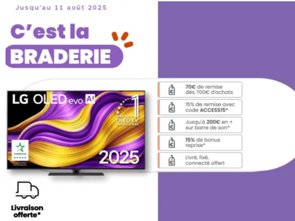 Découvrez le TV LG Oled G5 à Montauban ! Profitez d'une promo exceptionnelle sur une sélection de TV Oled LG G5 à Boulanger Angoulême - Champniers