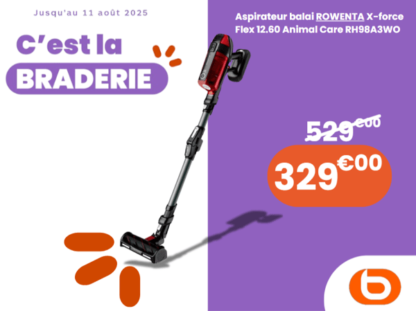 200€ de remise sur l’aspirateur Rowenta le plus puissant chez Boulanger Paris Italie 2 !