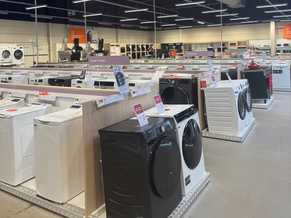 Rayon lave-linge, sèche-linge, four, cuisinière, table à induction Boulanger Toulouse Colomiers