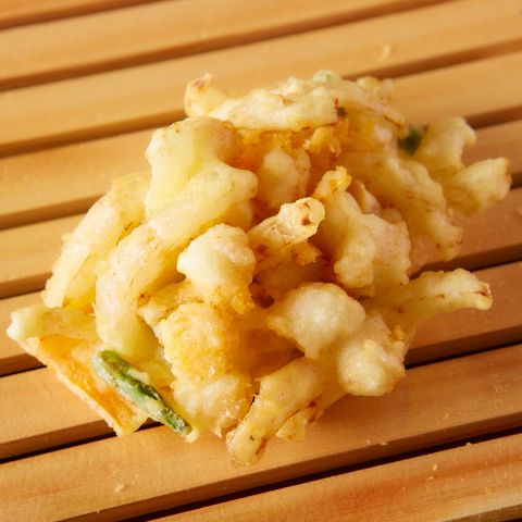ホタテ小柱のかき揚げ