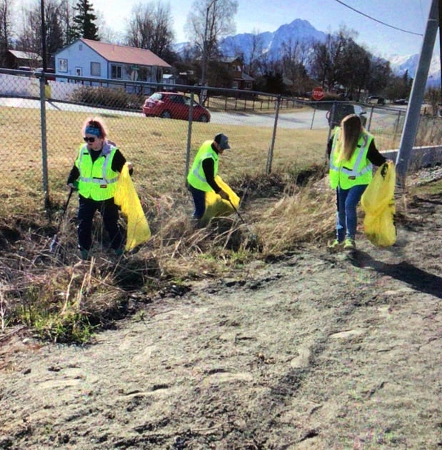 Volunteering- Keeping it clean!