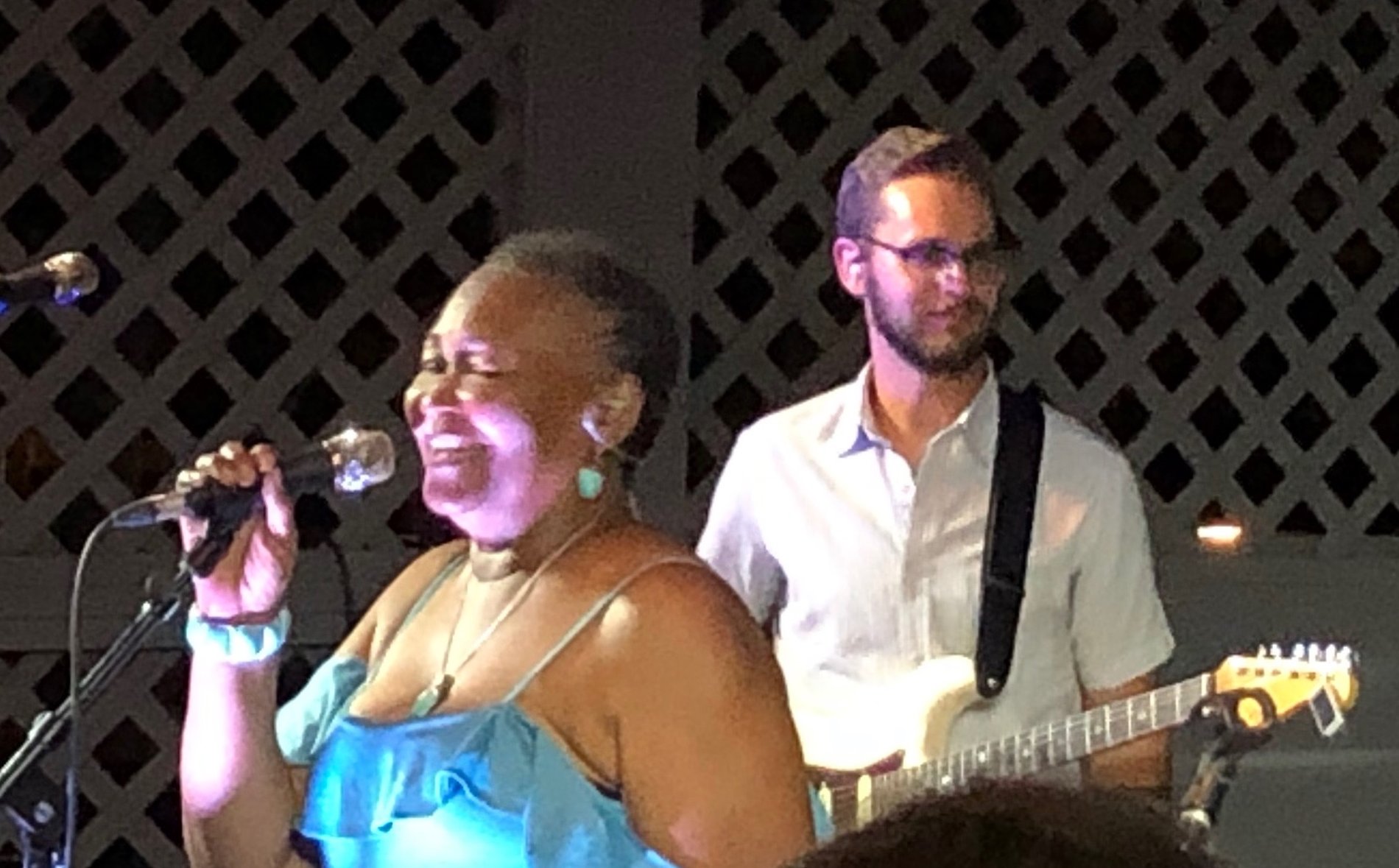 Hazel Miller at the Benefit Concert for Partners 8-3-2019, sponsored by Allstate!