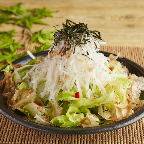 釜揚げしらすと大根のシャキシャキサラダ