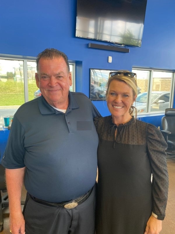 Customer Big Al and Sarah