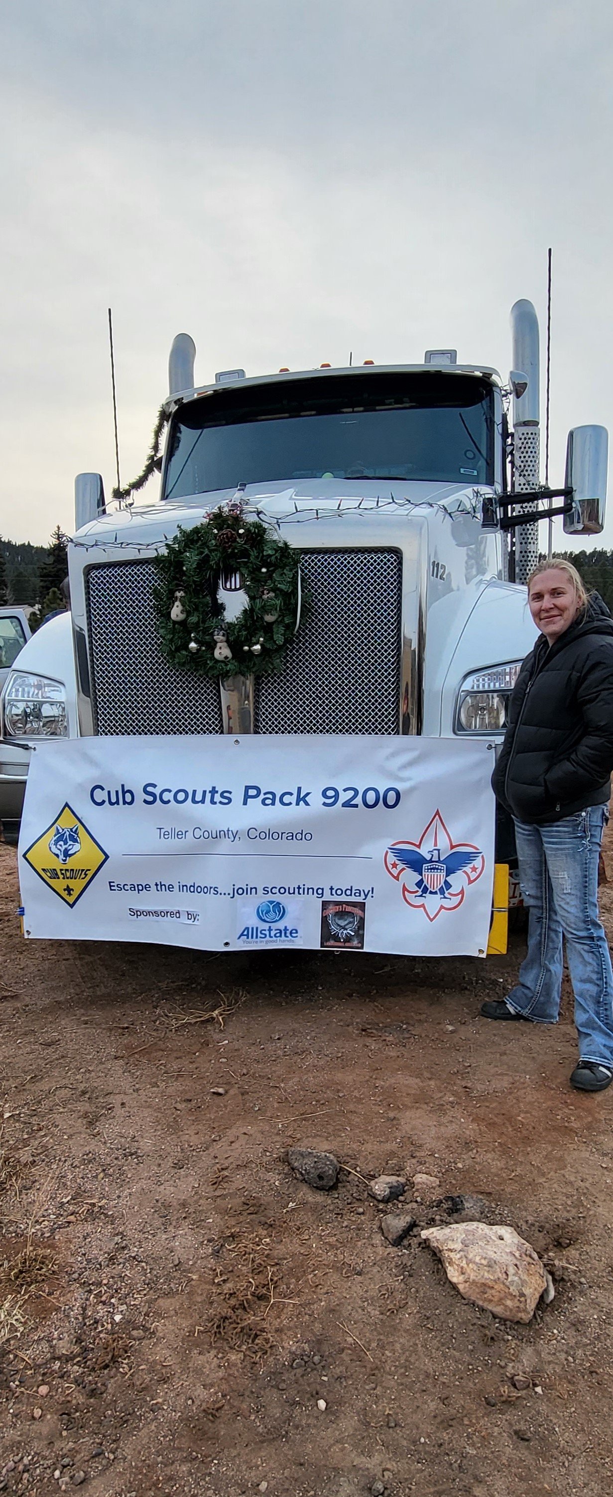 Woodland Park - Christmas Lights Parade- Cub Scouts troop 9200 - Sponsor