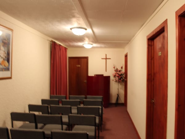 View from the rear of the parlour