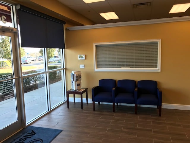 Entrance to Reception