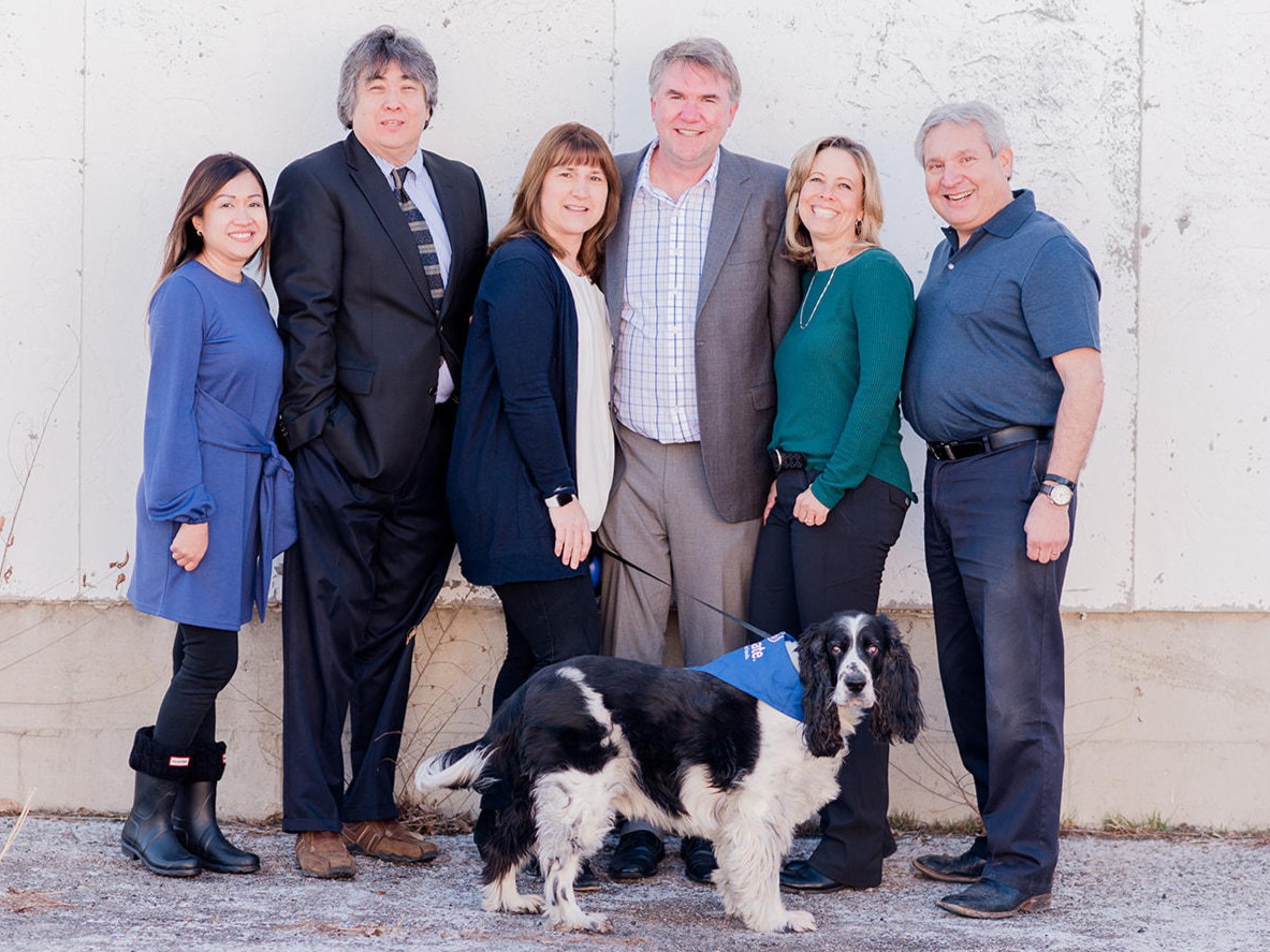 Cindi, Rick, Andrea, Paul Renee, Bruce and the cute one Benji