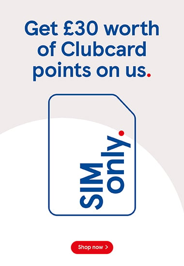 Tesco Mobile SIM Only Clubcard Price deals. Shop now