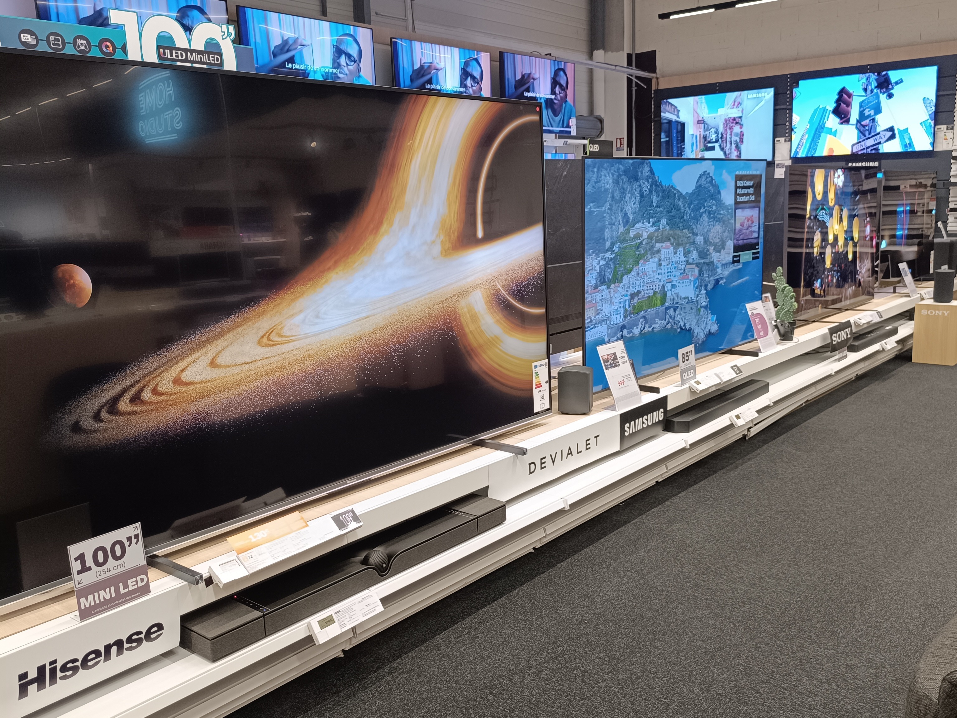 Boulanger Biganos Arcachon rayon TV