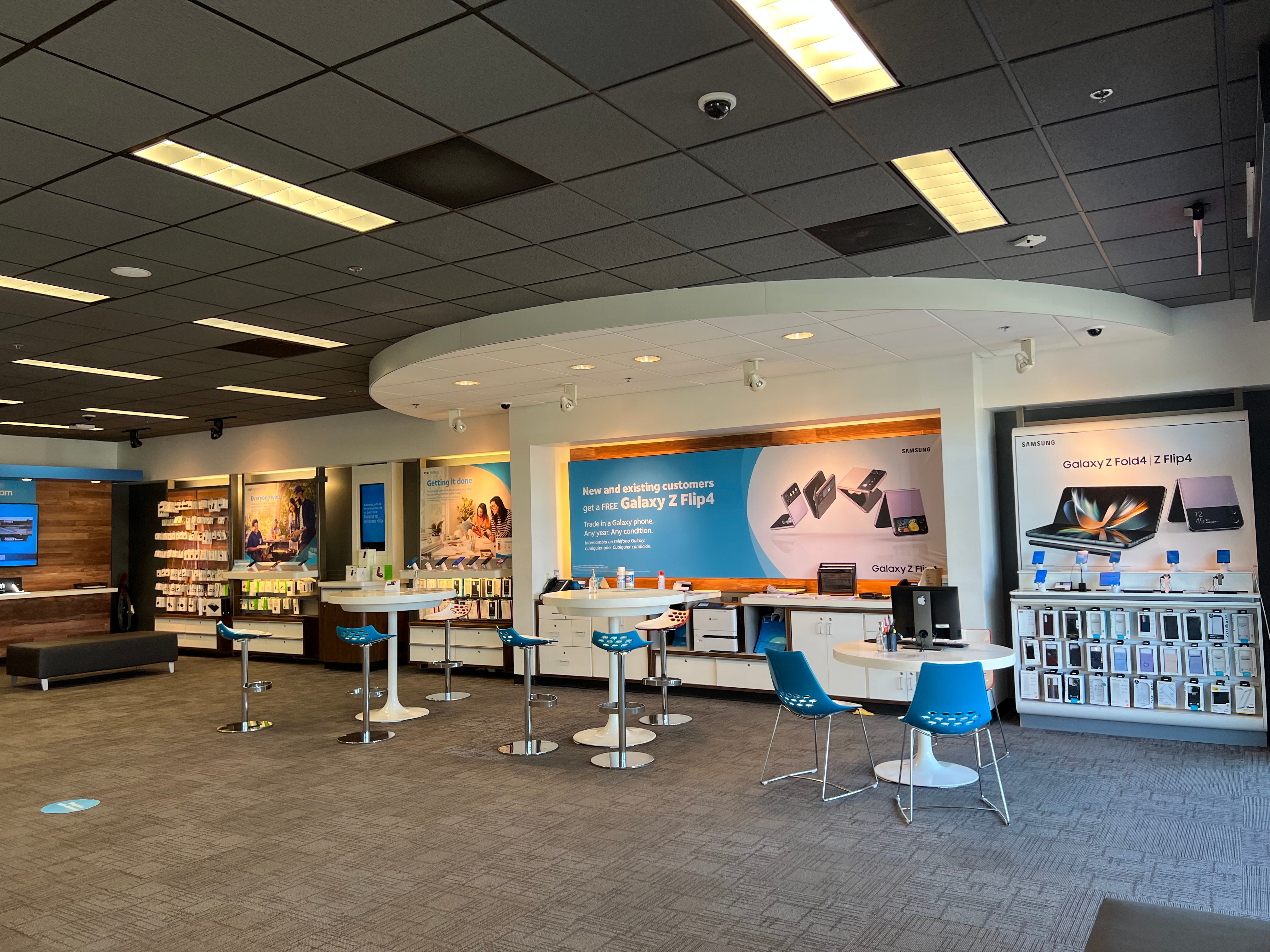 Right side when walking in.