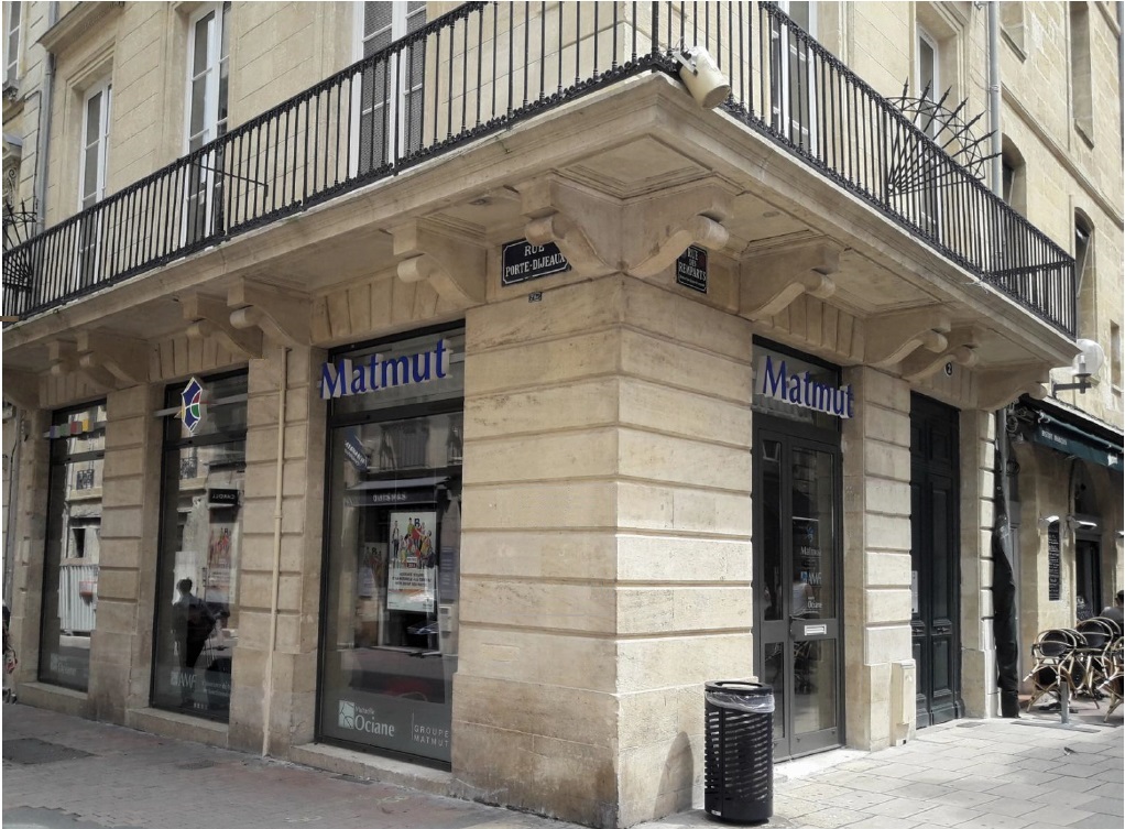 Façade de l'agence au 88 Rue Porte Dijeaux à Bordeaux