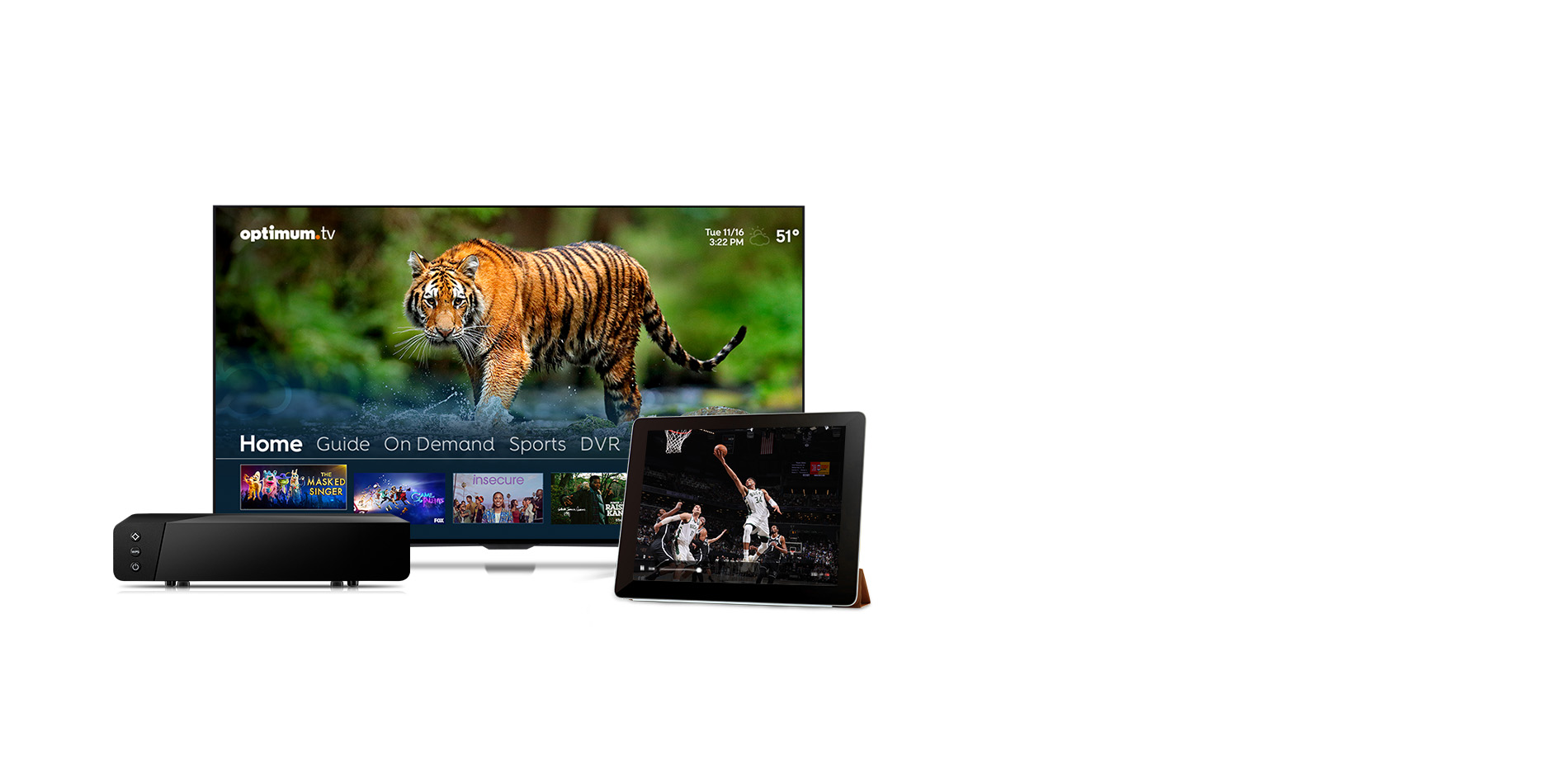 Optimum Internet, TV and phone services