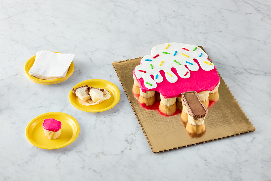 labor day cupcake cake dessert