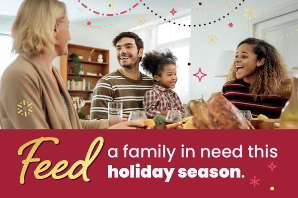 feed a family in need this holiday season