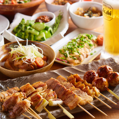 【堪能】メインはみんな大好き焼き鳥盛り合わせ&海鮮漬け丼!【2時間飲み放題付き8品3700円】