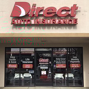 Front of Direct Auto store at 578 Goodman Road, Southaven