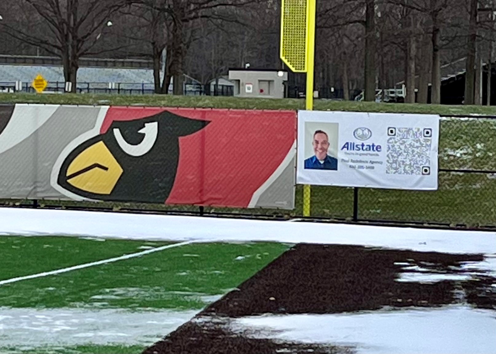 Mentor High School Softball Banner Sponsor