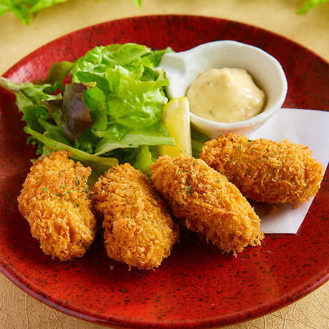 三陸産カキフライ