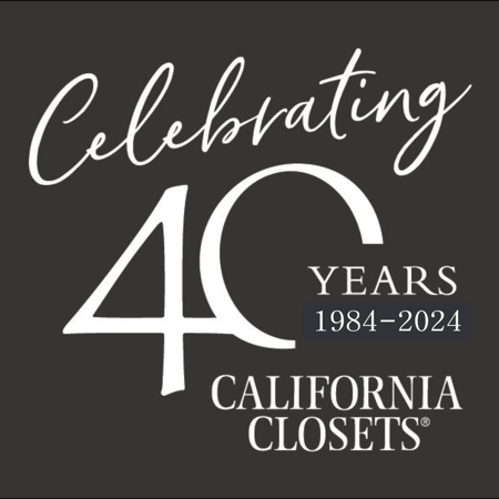 California Closets North Jersey 40th anniversary logo