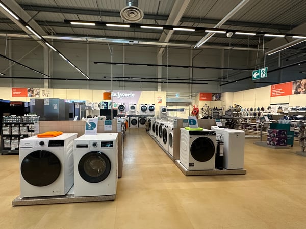Espace soin du linge magasin Boulanger Saint Etienne Villars