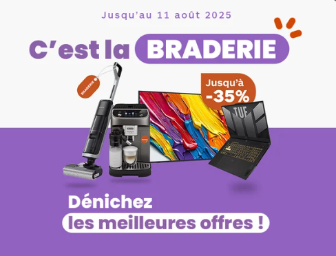 C'est la braderie chez Boulanger Sainte Geneviève des Bois !