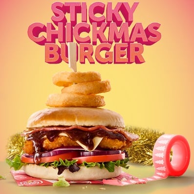 Image of Sticky Chickmas Burger