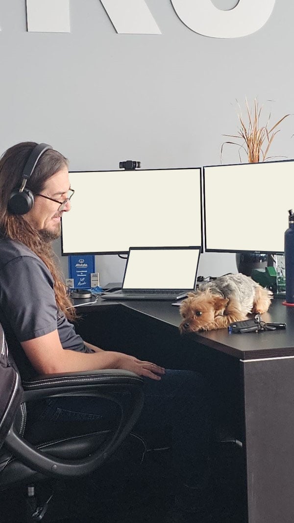One of our Office Mascots, Doc