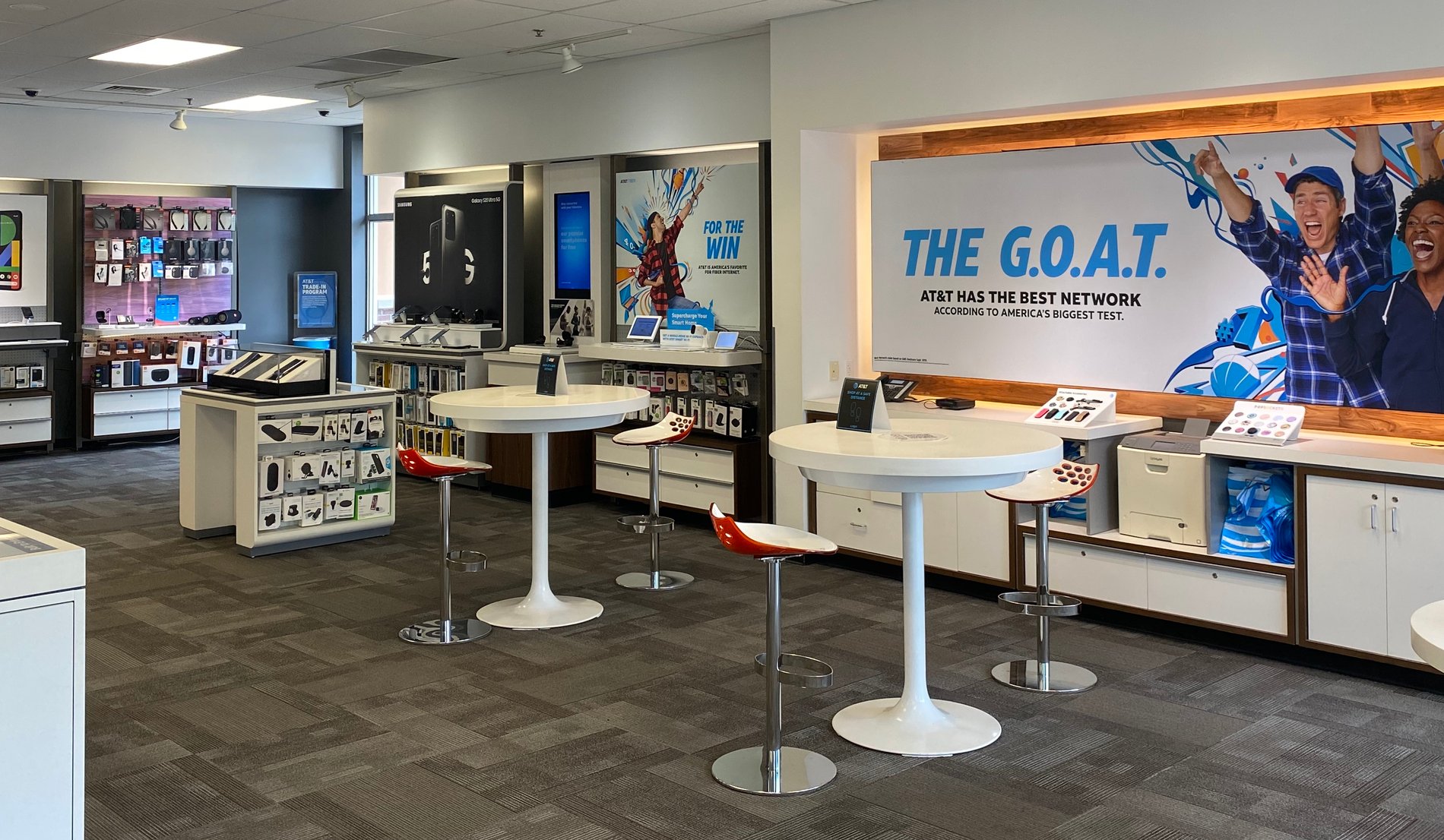 Right side of the store.