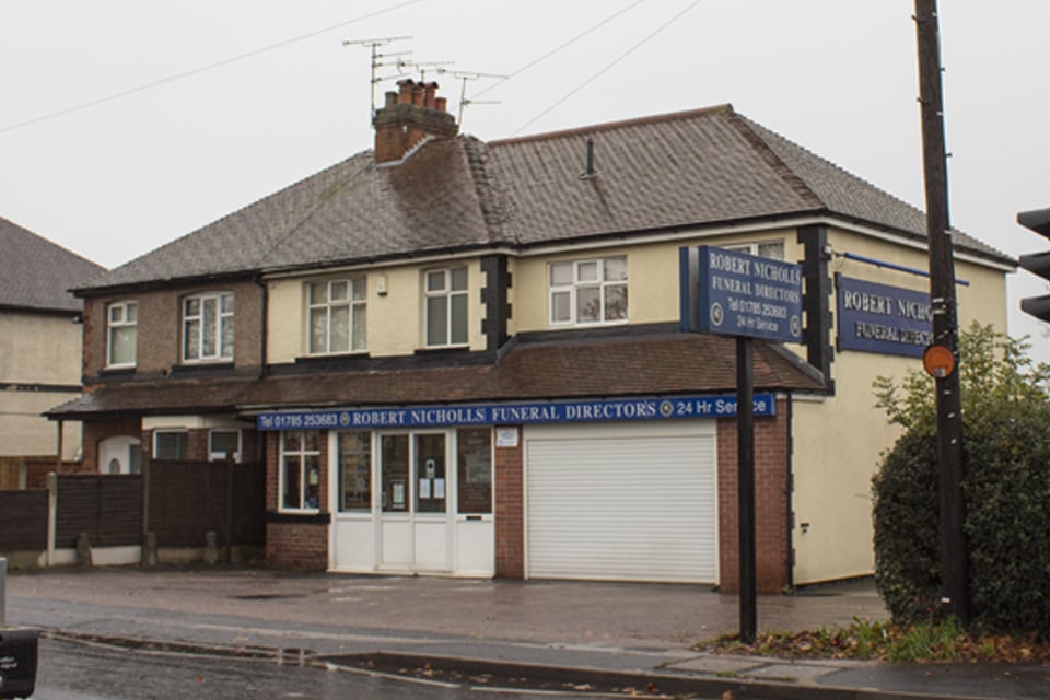 Robert Nicholls Funeral Directors on Rising Brook, Stafford