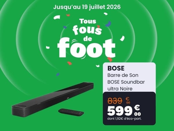 Barre de son BOSE Soundbar Ultra Noire