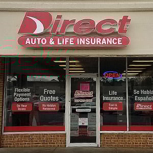 Direct Auto Insurance storefront located at 841-A West Constance Road, Suffolk