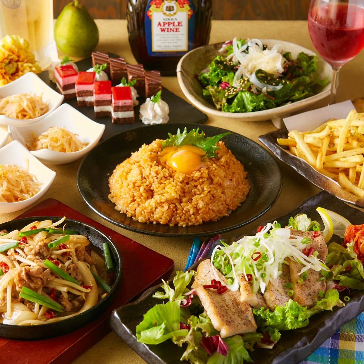 『カジュアルコース』■期間限定!コスパ最強コース■2時間飲み放題付【7品2500円】