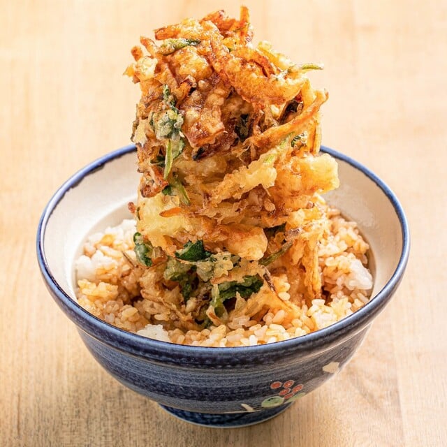 海老と野菜のかき揚げ丼セット