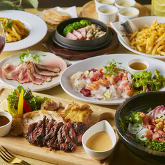 ◆肉バルスタンダードコース◆選べるメイン!!宴会・新年会に♪【2時間飲み放題 8品3480円】
