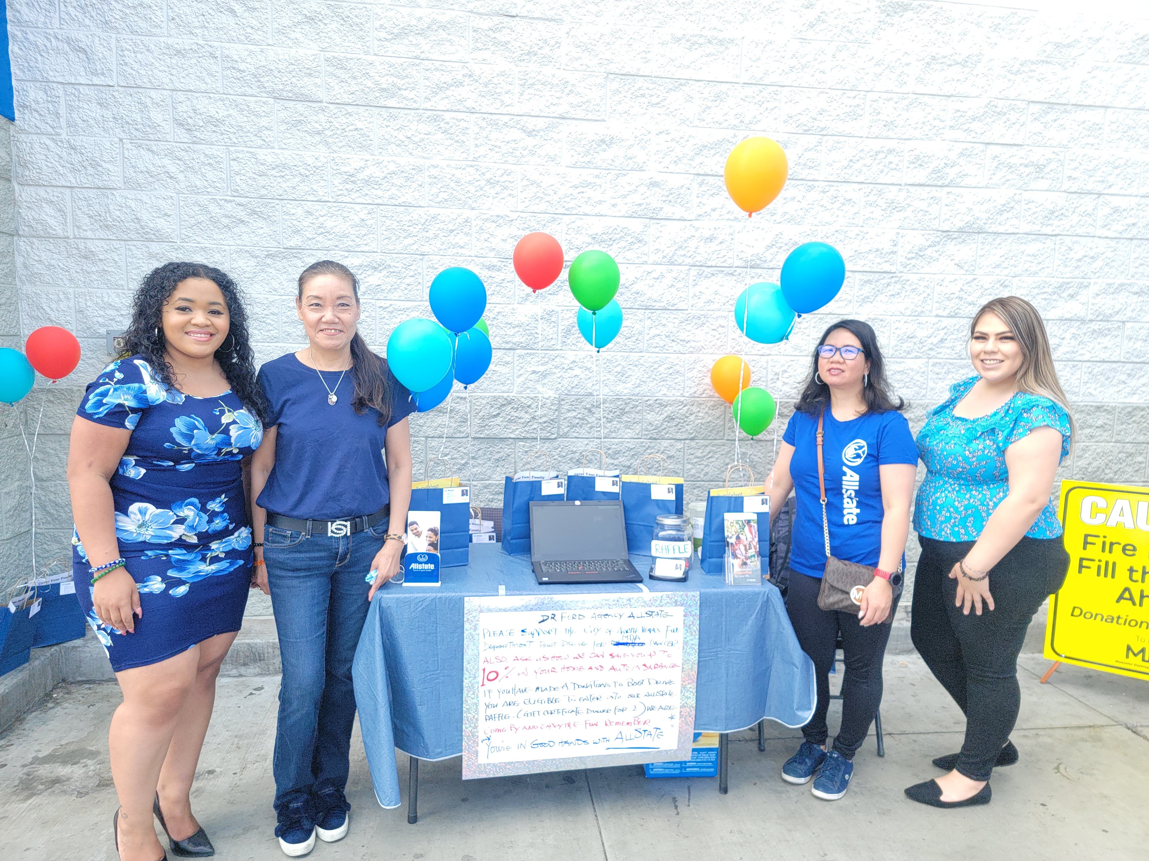 DR Ford Agency at a Local charity event with the North Las Vegas Fire Department