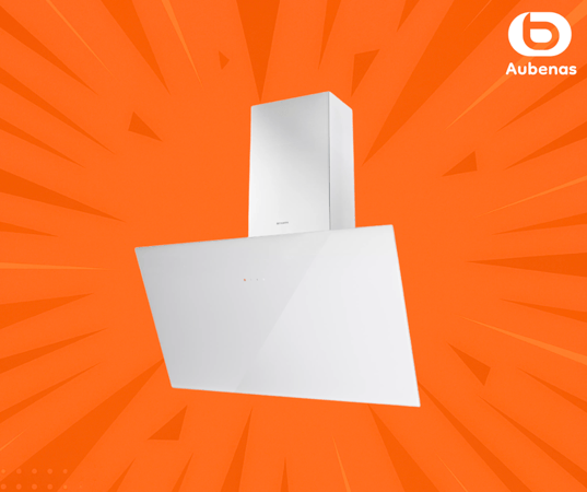 Hotte décorative murale inclinée FABER TWEET 800 BLANC