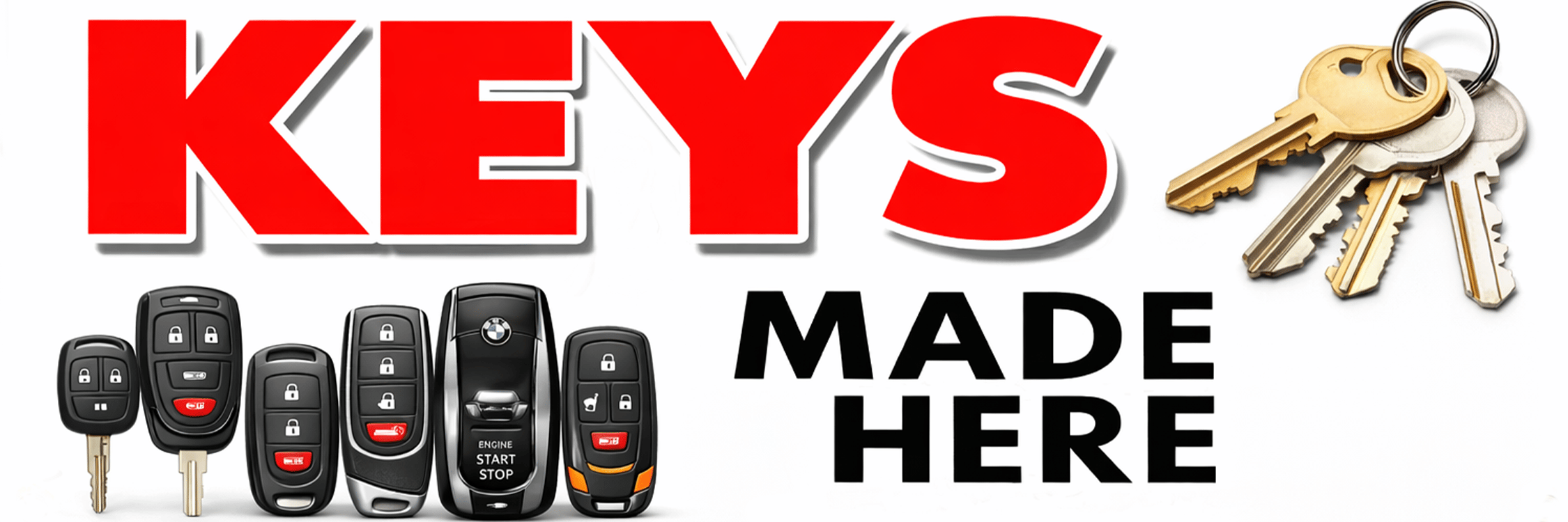 keys made here with duplicate key fobs and duplicate keys