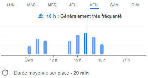 Voir le trafic sur Google maps https://maps.google.com/maps?cid=1332520155765973653
